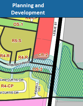 A cut-out picture from the Zoning By-Law.