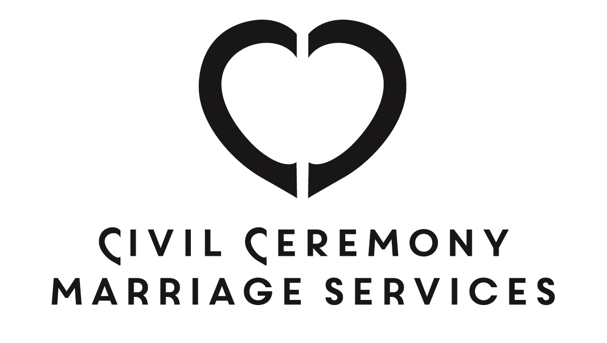 Logo that reads - Civil Ceremony Marriage Services