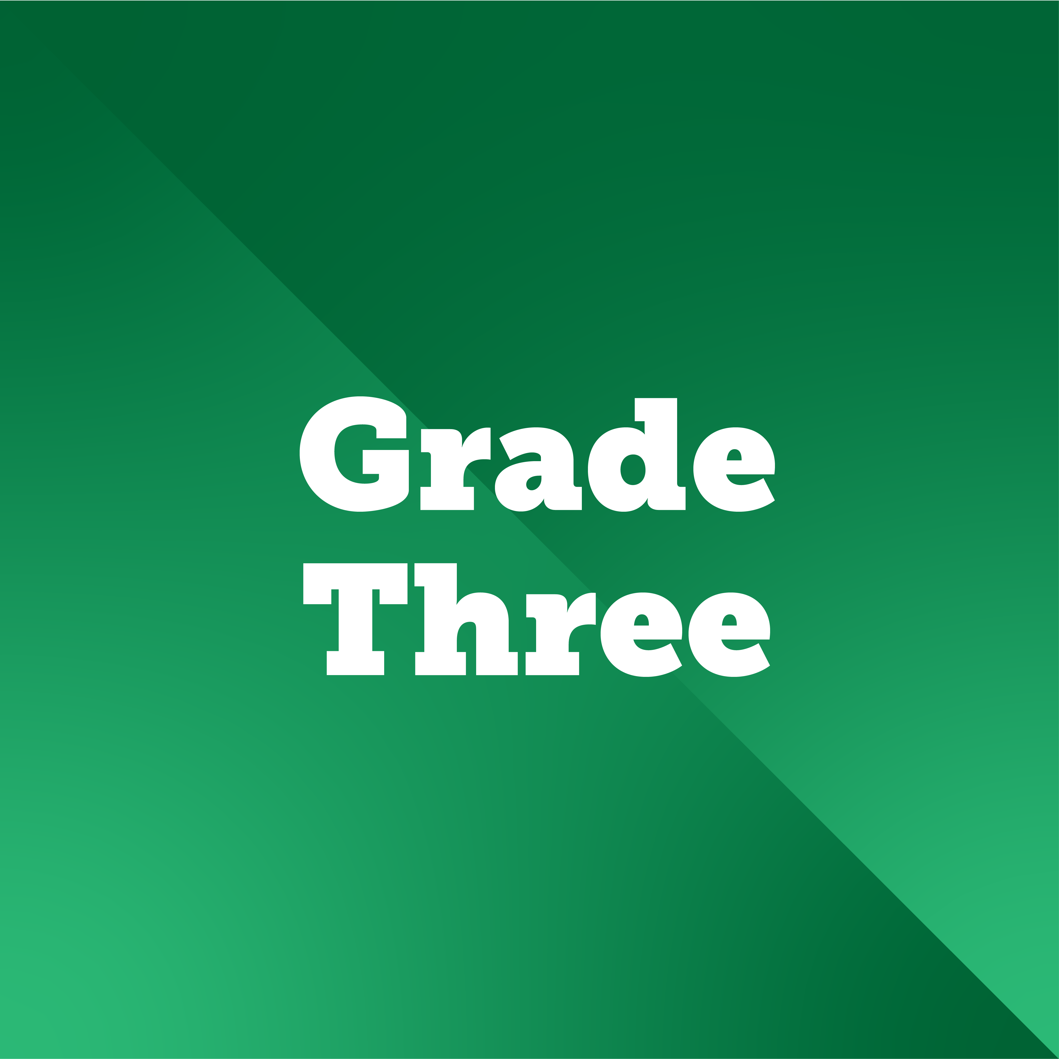 grade three button