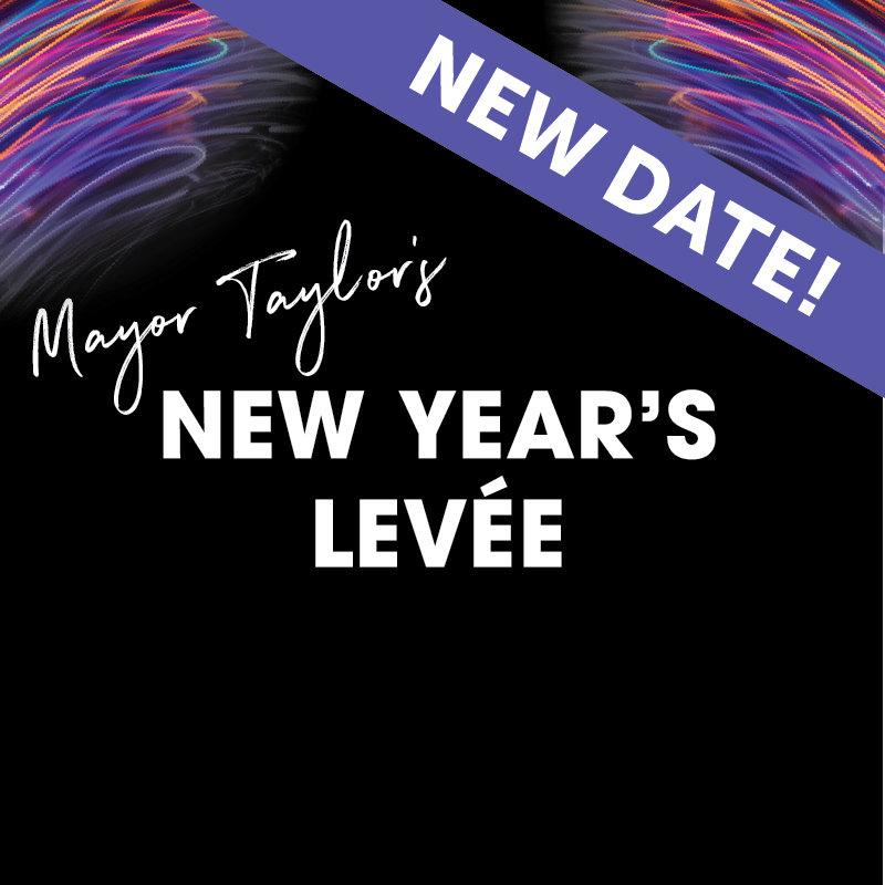 Newmarket Mayor's New Year's Levée Button
